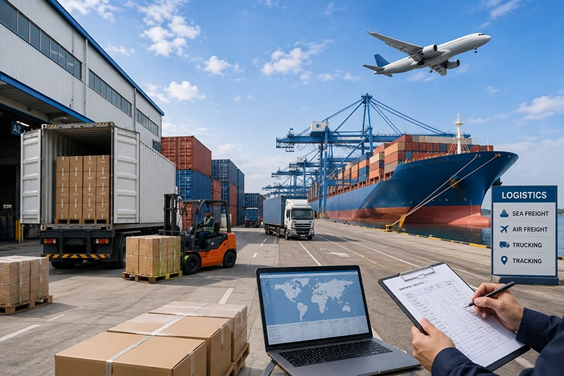 Custom bag export packing and delivery support