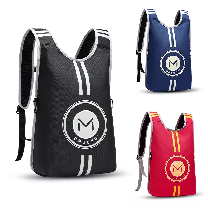 Front pocket and clean black backpack shape