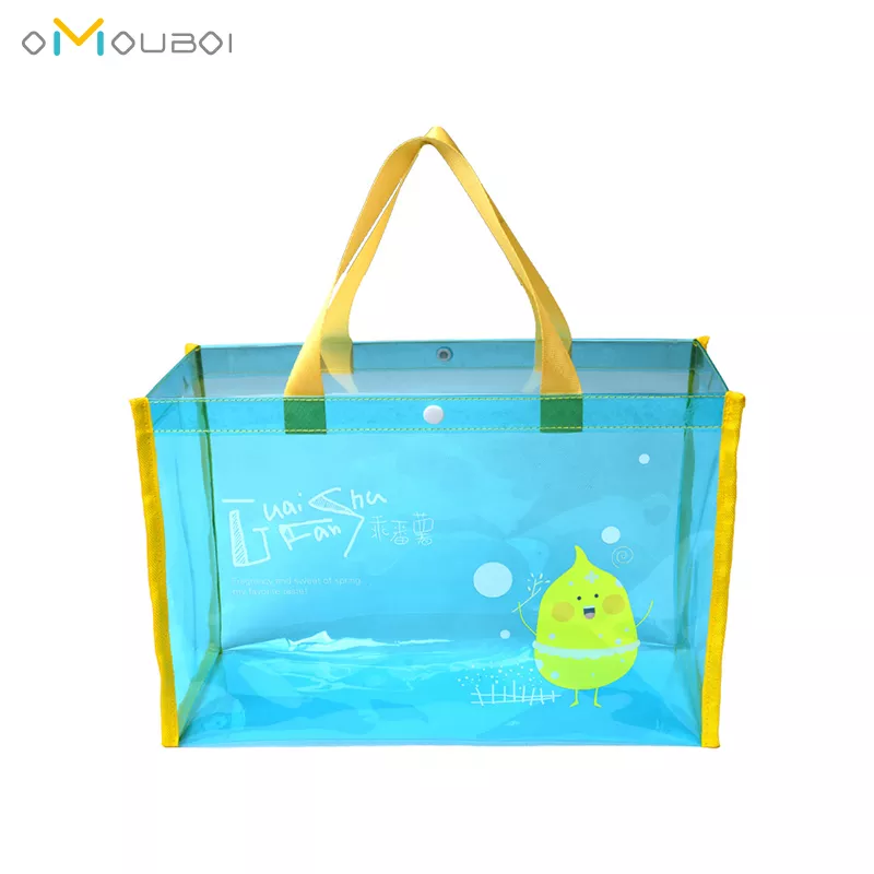clear swimming tote bag