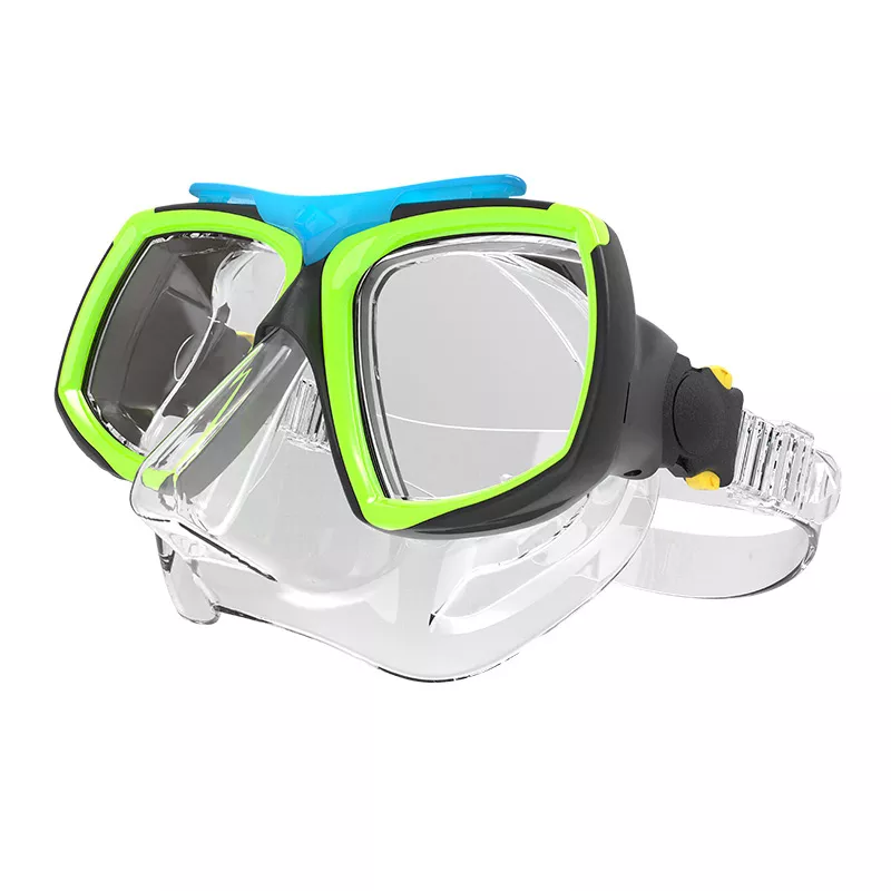 tempered glass dive mask