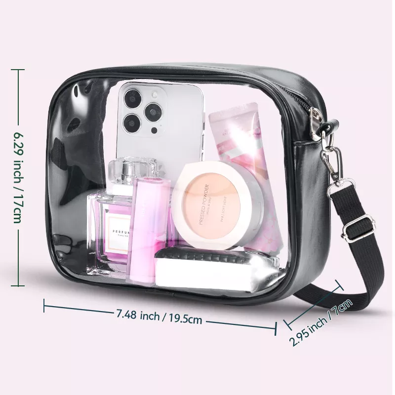 transparent pvc sling bag