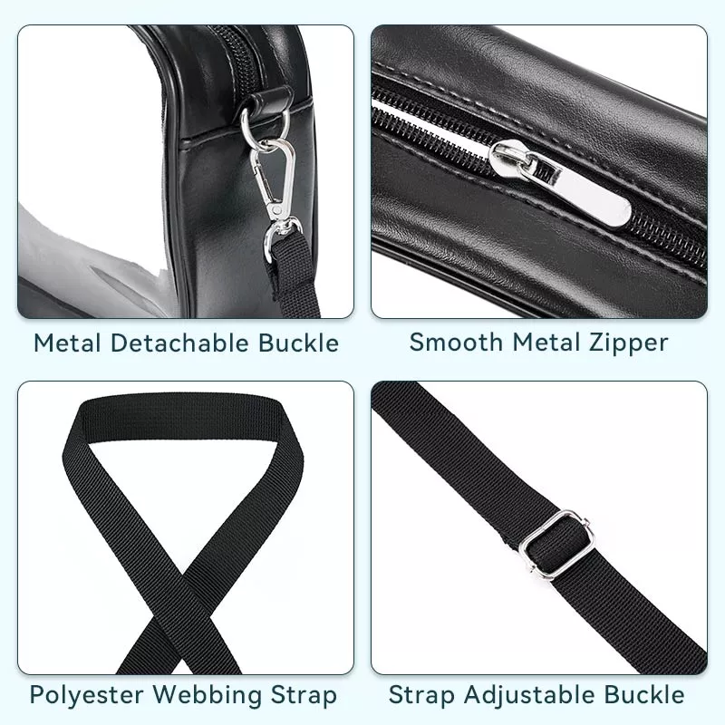 pvc clear camera‑style bag