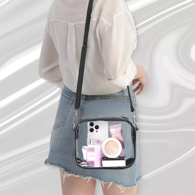 bulk promotional clear sling bag